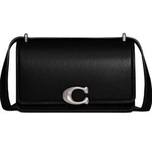 Coach Black Crossbody Bag with Silver Hardware